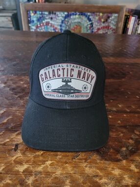 Star Wars Galactic Navy Black Patch Baseball Cap